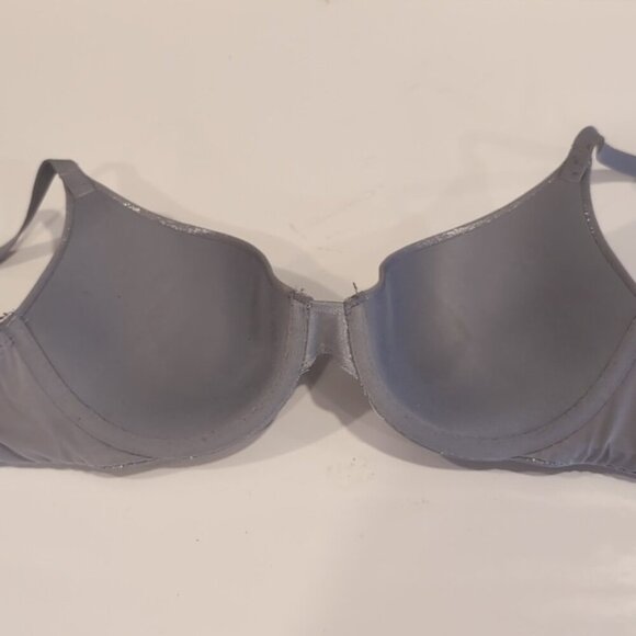 Victorias Secret Uplift Semi Demi Bra Push Up Underwire Glitter Convertible 32B - Picture 9 of 13